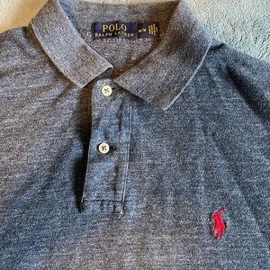 Mens medium Ralph Lauren polo dress shirt with red horse